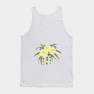 Patterned flowers Tank Top